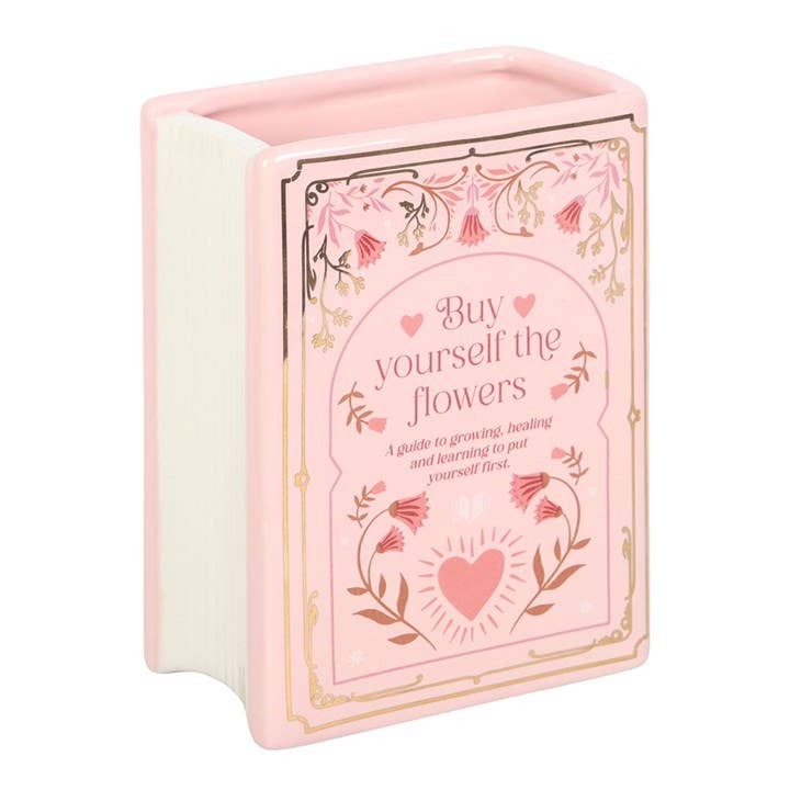 Pink Book Shaped Vase - more stock on its way - Peppy & Sage