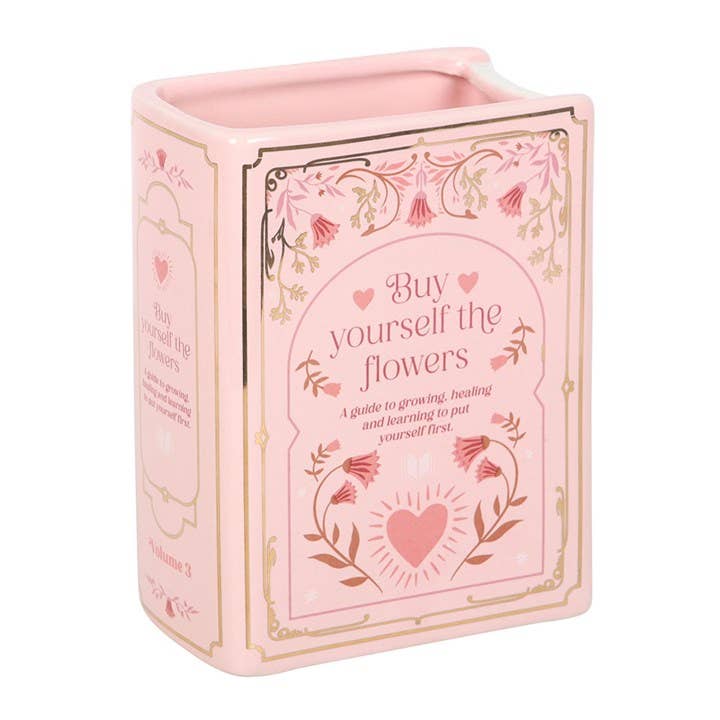 Pink Book Shaped Vase - more stock on its way - Peppy & Sage
