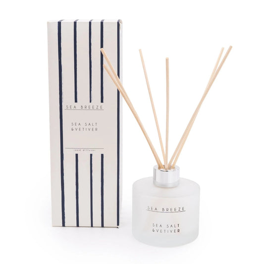 Reed Diffuser Nautical in Seasalt & Vetiver - Peppy & Sage