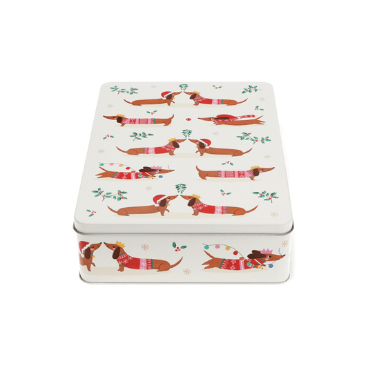 Sausage Dog Biscuit Tin - Peppy & Sage