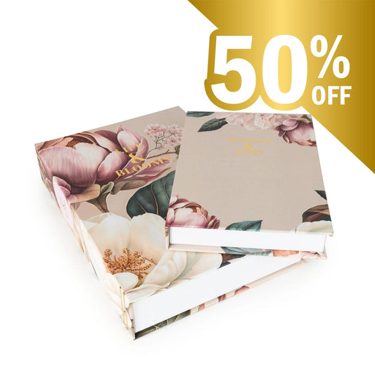 Set of 2 Peony Storage Boxes - Peppy & Sage
