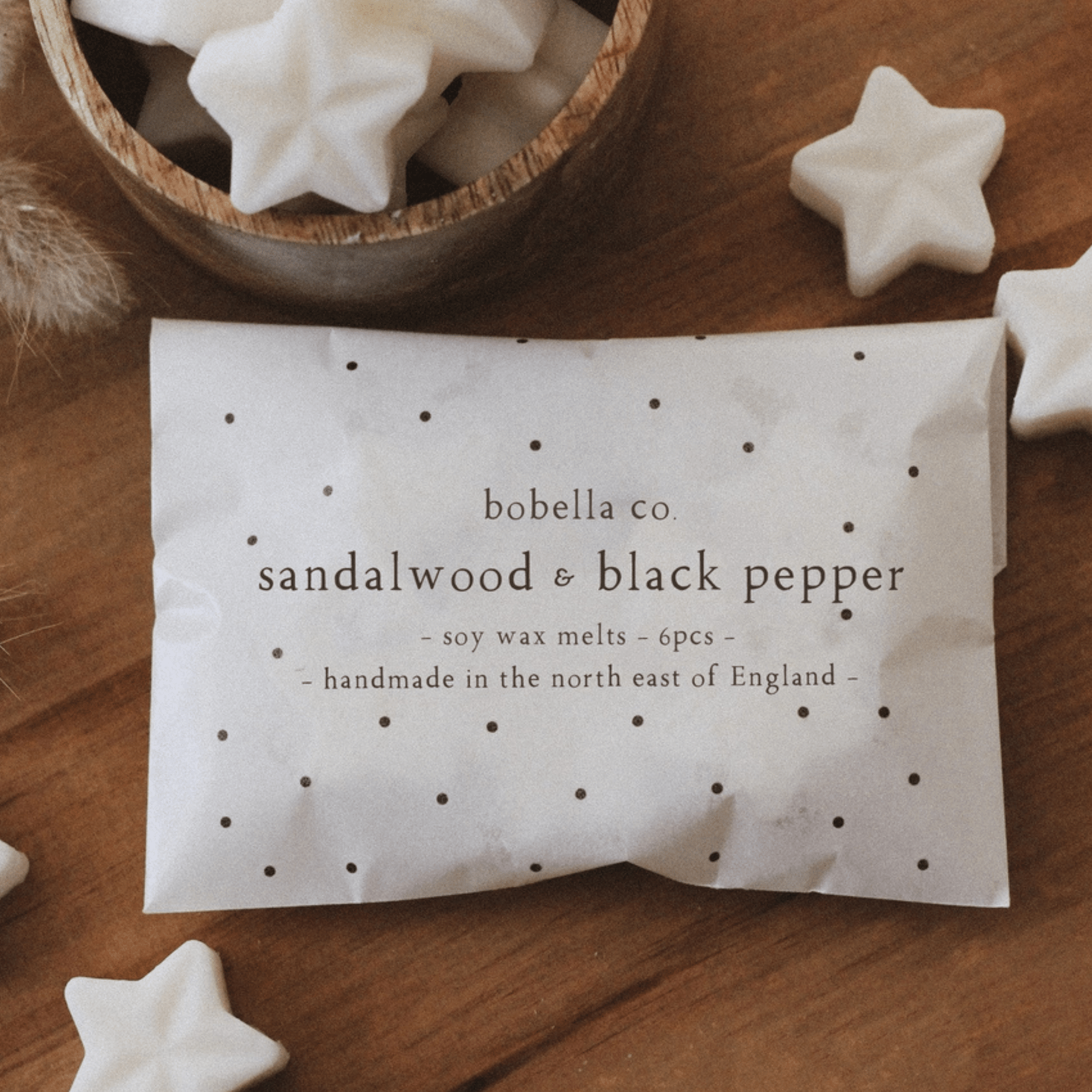 Soy Wax Melts - Sandalwood & Black Pepper - Peppy & Sage