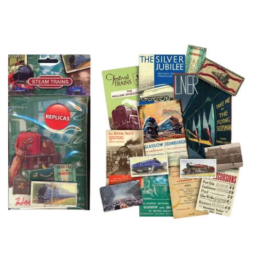 Steam Trains Memorabilia Pack - Peppy & Sage
