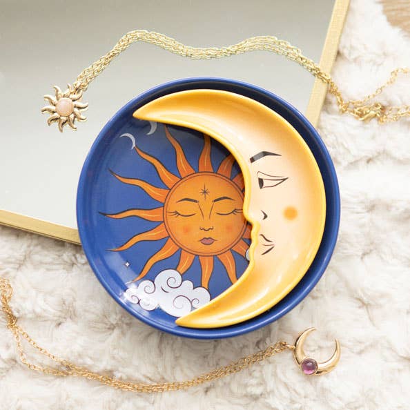 Sun and Moon Celestial Stacking Trinket Dish - Peppy & Sage