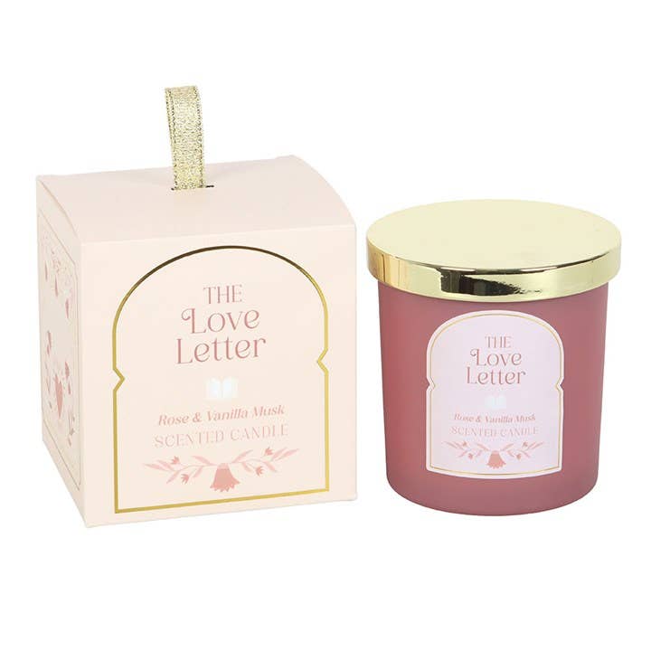 The Love Letter Rose & Vanilla Musk Candle - Peppy & Sage