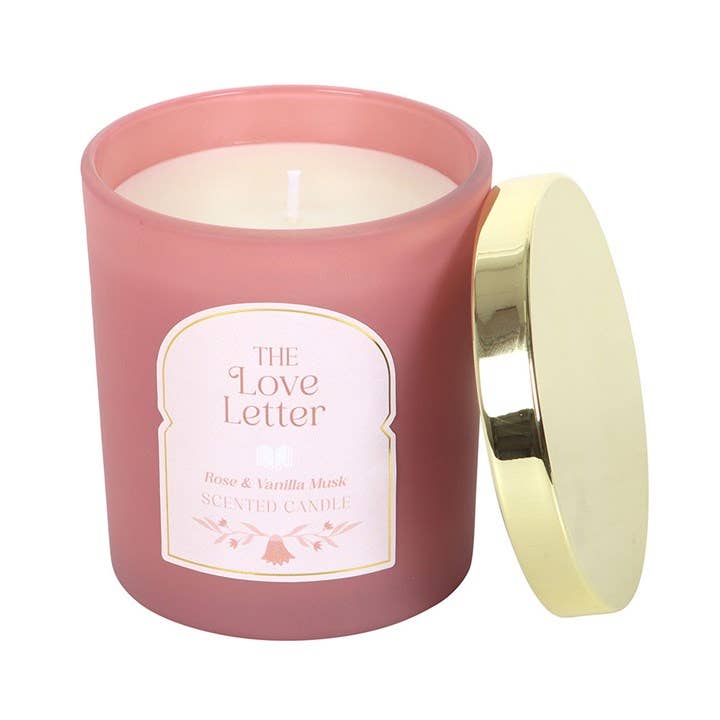 The Love Letter Rose & Vanilla Musk Candle - Peppy & Sage