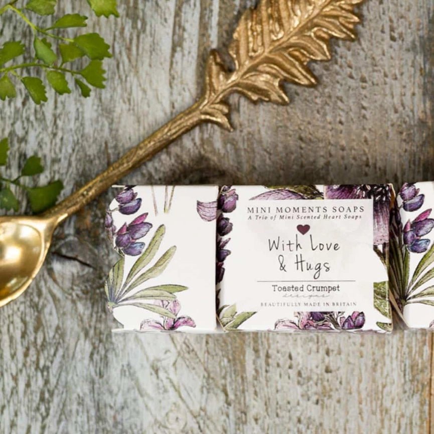 The Mulberry Collection Boxed Mini Soaps - Peppy & Sage