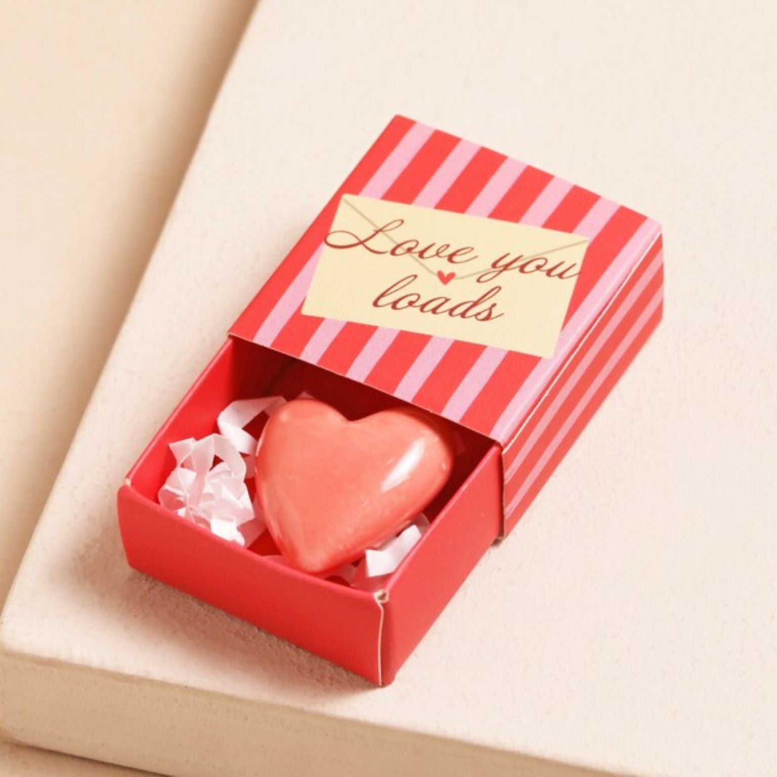 Tiny Ceramic Gift In A Box I Love You - Peppy & Sage