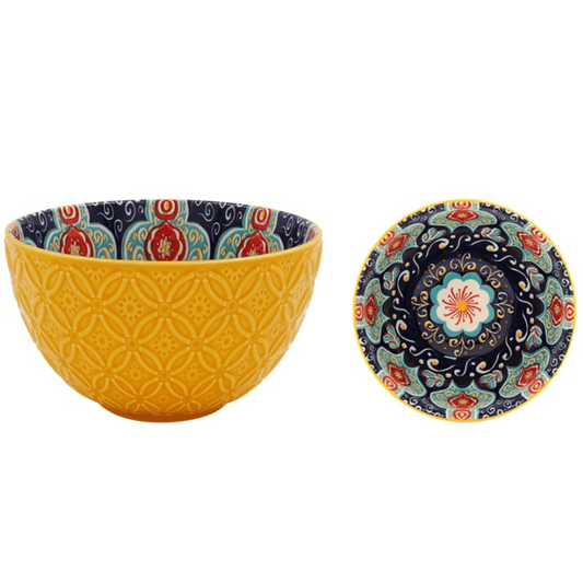 Tuscany Bowl Yellow 13cm - Peppy & Sage