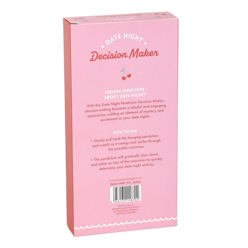 Valentine's Day Date Night Pendulum Decision Maker - Peppy & Sage