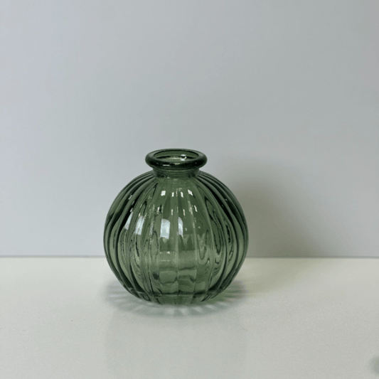 Vintage Style Green Bottle 8.4cm - Peppy & Sage