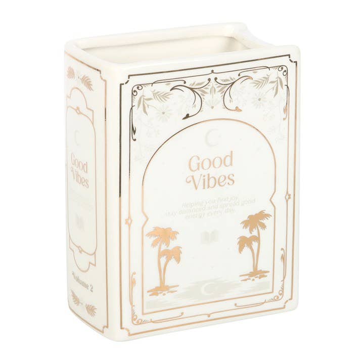 White Book Shaped Vase - more stock on its way - Peppy & Sage