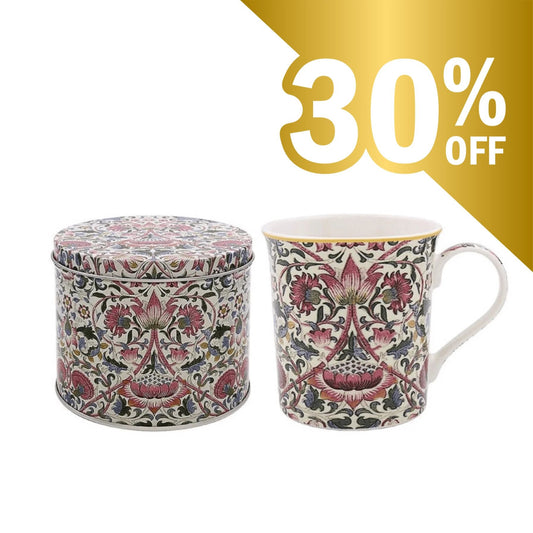 William Morris Lodden Mug In Tin - Peppy & Sage