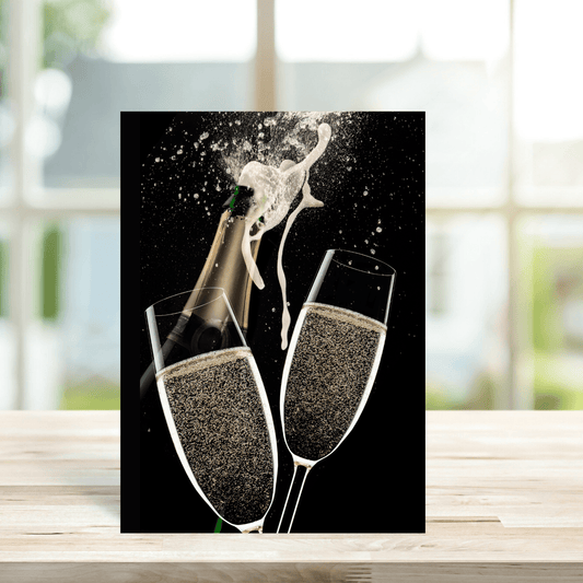 Champagne Celebration Card - Peppy & Sage