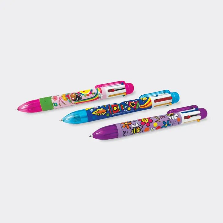 Chunky Six Colour Pen - Choose from Rocket / Bee Happy / Fairies - Peppy & Sage