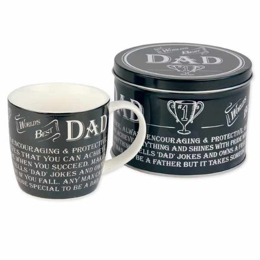 Dad Mug In A Tin - Peppy & Sage