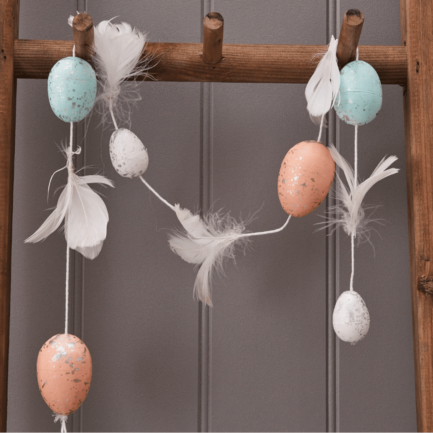 Easter Egg and Feather Garland - Peppy & Sage