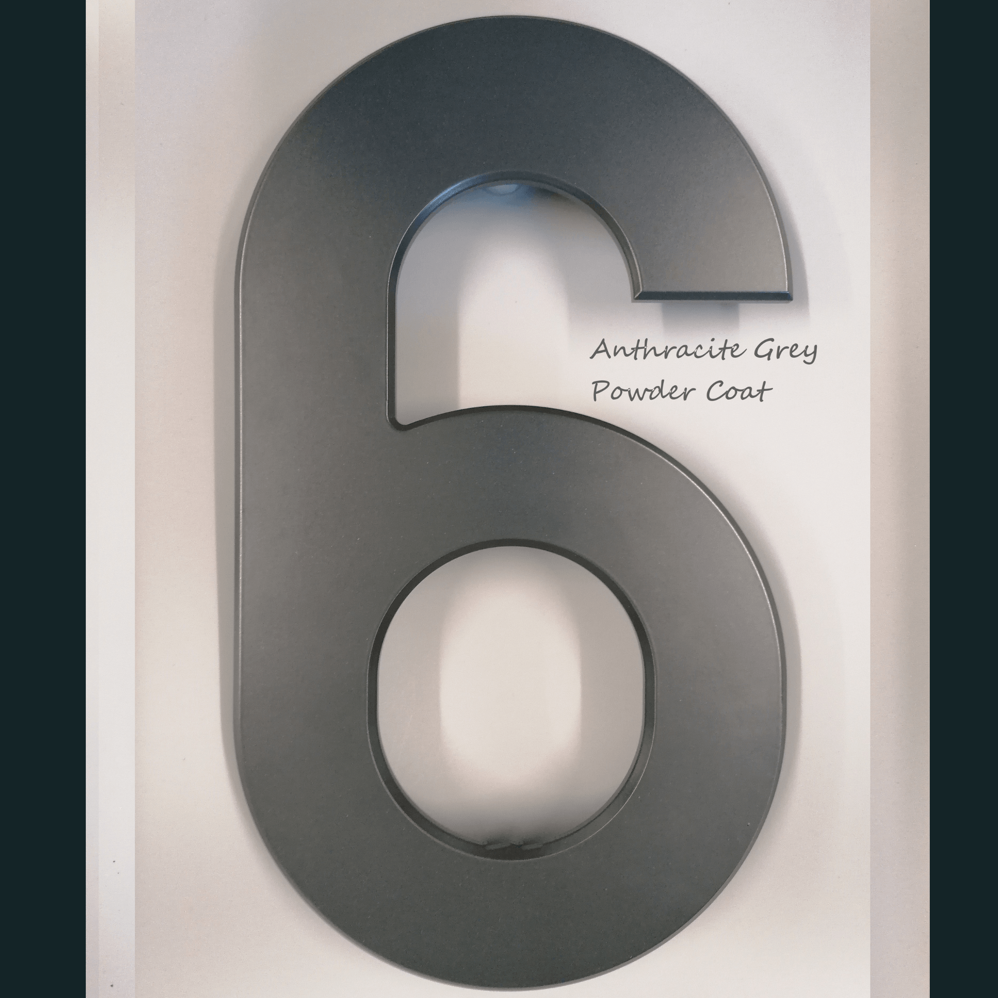 Extra Large House Numbers Anthracite Grey 29.5cm Peppy & Sage