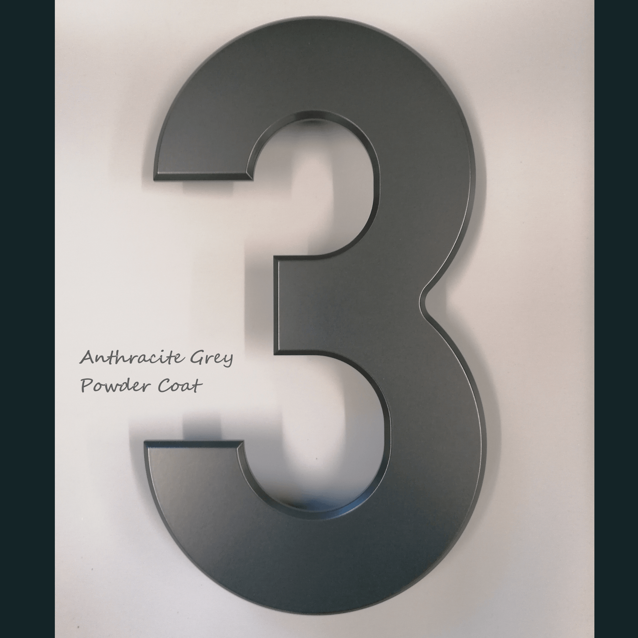 Extra Large House Numbers Anthracite Grey 29.5cm Peppy & Sage