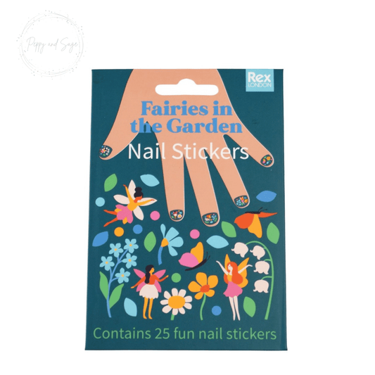 Fairies in the Garden Nail Stickers - Peppy & Sage