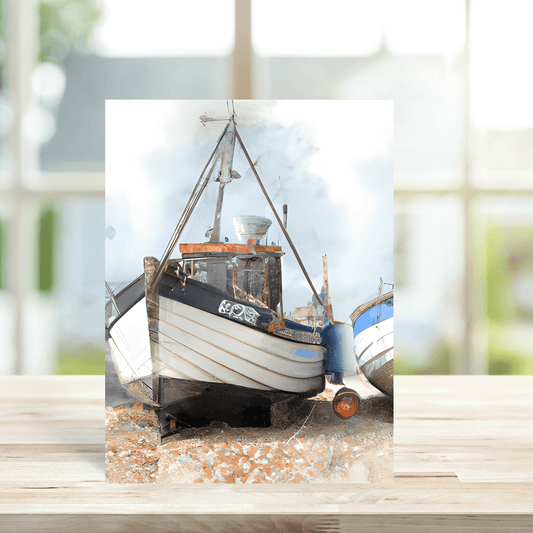 Fishing Boats Greetings Card - Peppy & Sage