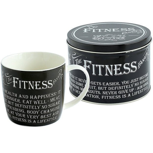 Fitness Fanatic Mug In A Tin - Peppy & Sage