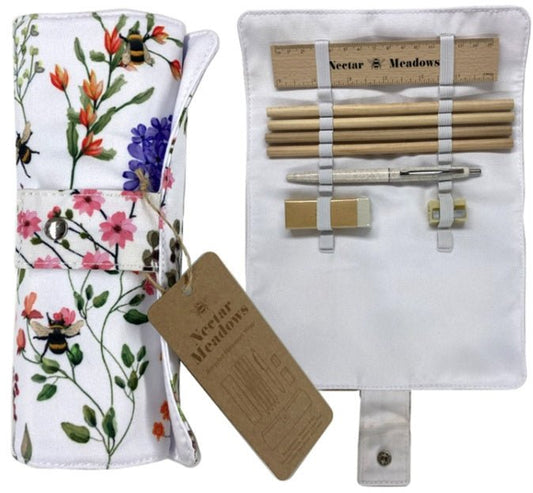 Floral Canvas Wrap 8 Piece Stationery Set - Peppy & Sage