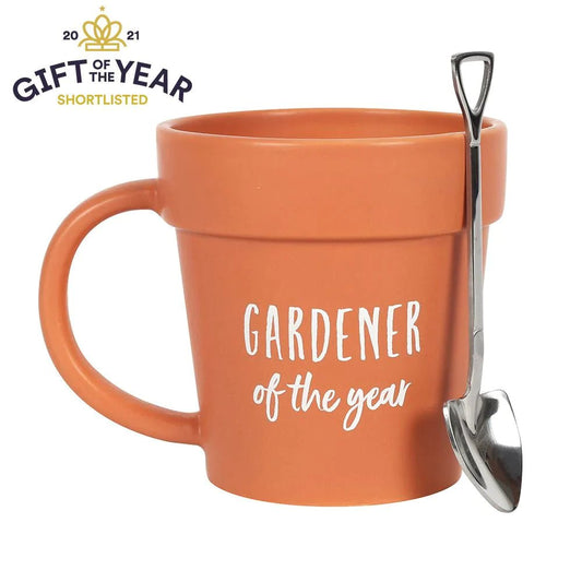 Gardener of the Year Mug and Shovel Spoon - Peppy & Sage