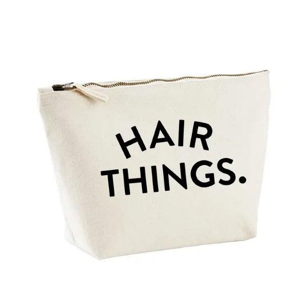 Hair Things ~ Large Zipped Pouch - Peppy & Sage