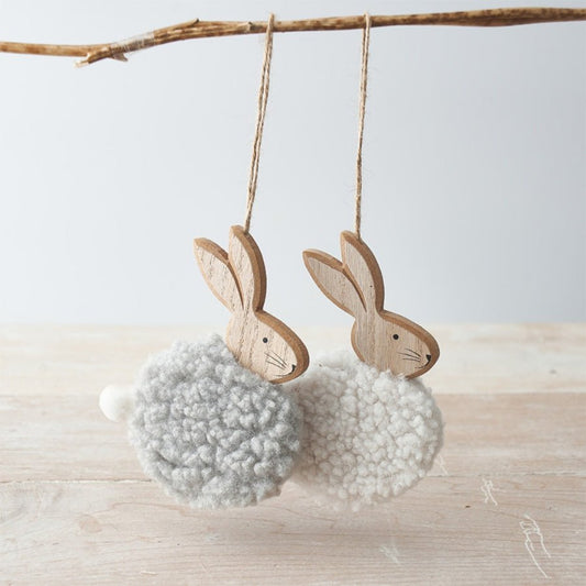 Hanging Bunny Grey - Peppy & Sage