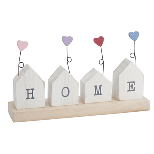 HOME Houses Block with Hearts - Peppy & Sage
