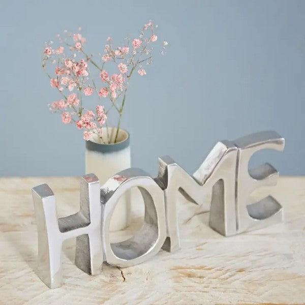 Home ~ Recycled Metal Sign - Peppy & Sage
