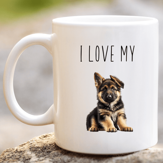 I Love My German Shepherd Mug - Peppy & Sage