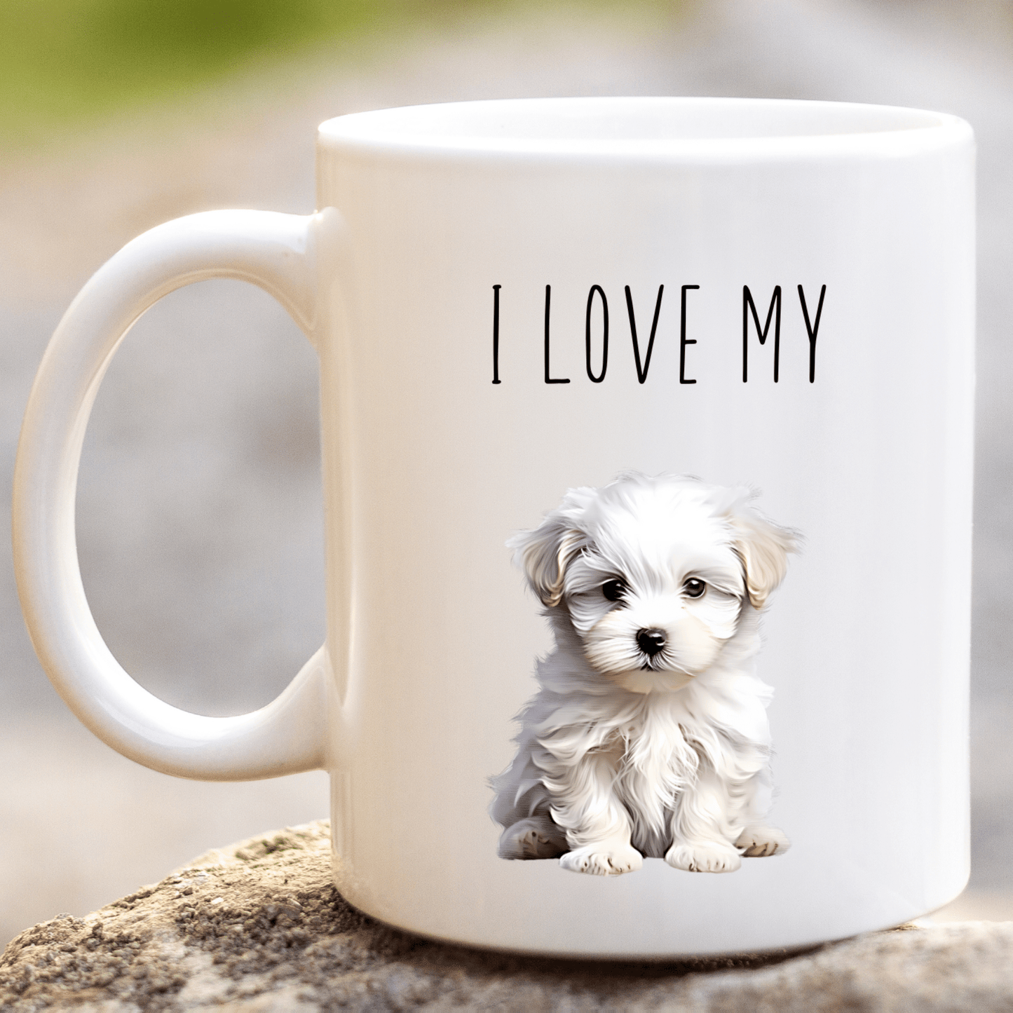 I Love My Maltese Mug Perfect Gift for Dog Lovers Peppy Sage