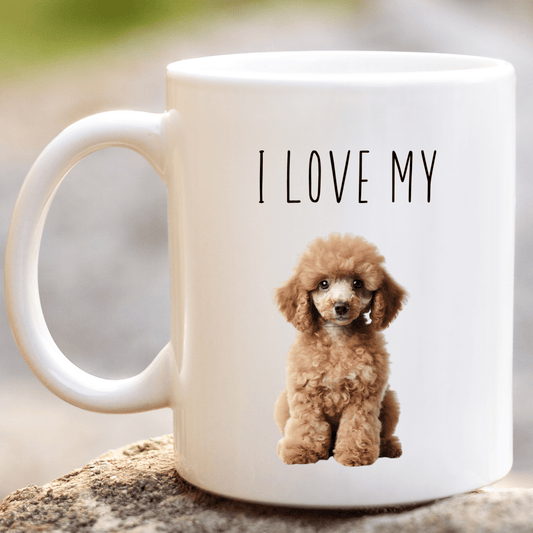 I Love My Poodle Mug - Peppy & Sage