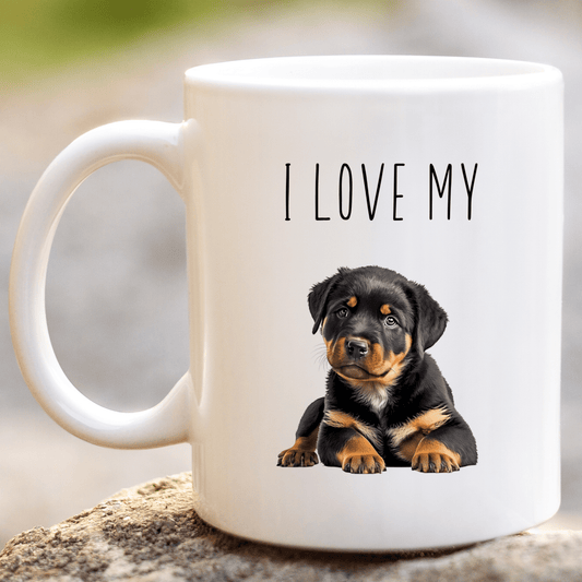 I Love My Rottweiler Mug - Peppy & Sage