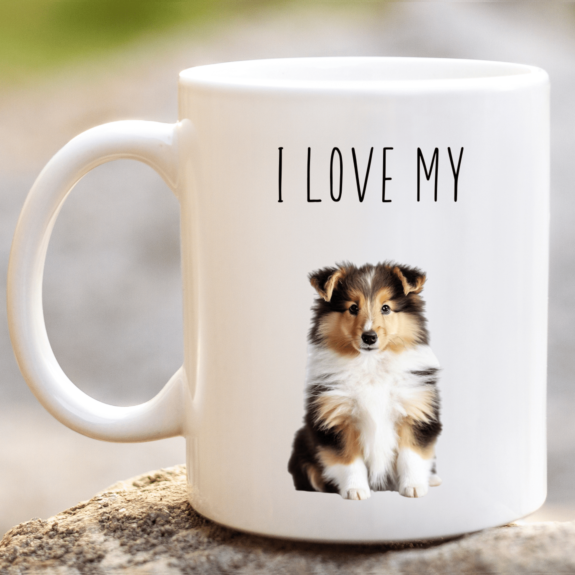 I Love My Sheltie Dog Mug - Peppy & Sage