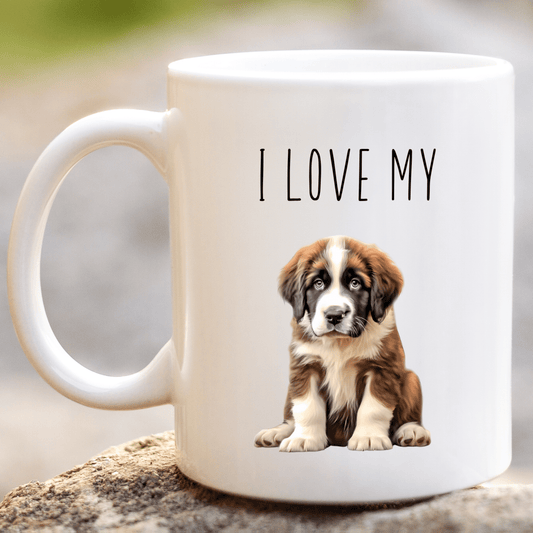 I Love My St Bernard Mug - Peppy & Sage