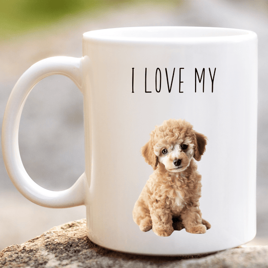 I Love My Toy Poodle Dog Mug - Peppy & Sage