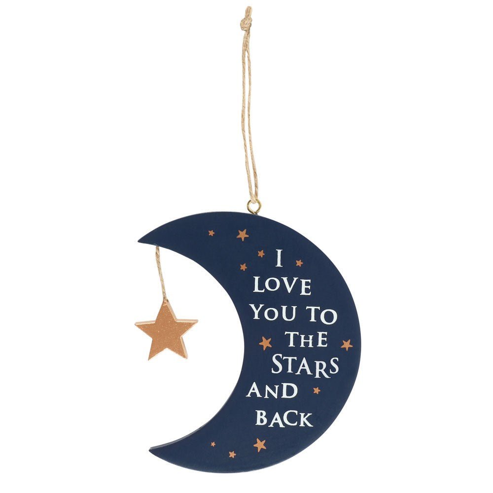 I Love You to the Stars and Back Hanging Sign - Peppy & Sage