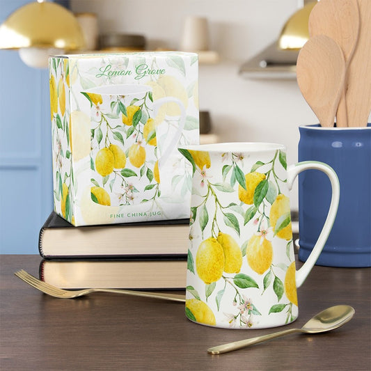 Lemon Grove Fine China Jug - Peppy & Sage