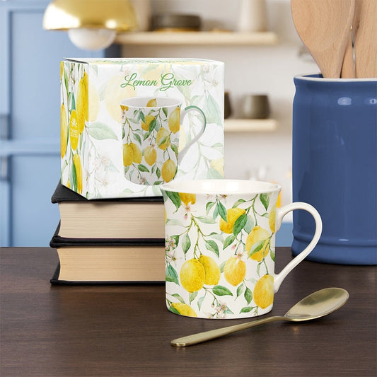 Lemon Grove Fine China Mug - Peppy & Sage