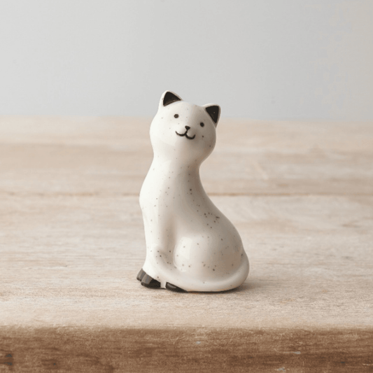 Little Porcelain Cat - Peppy & Sage