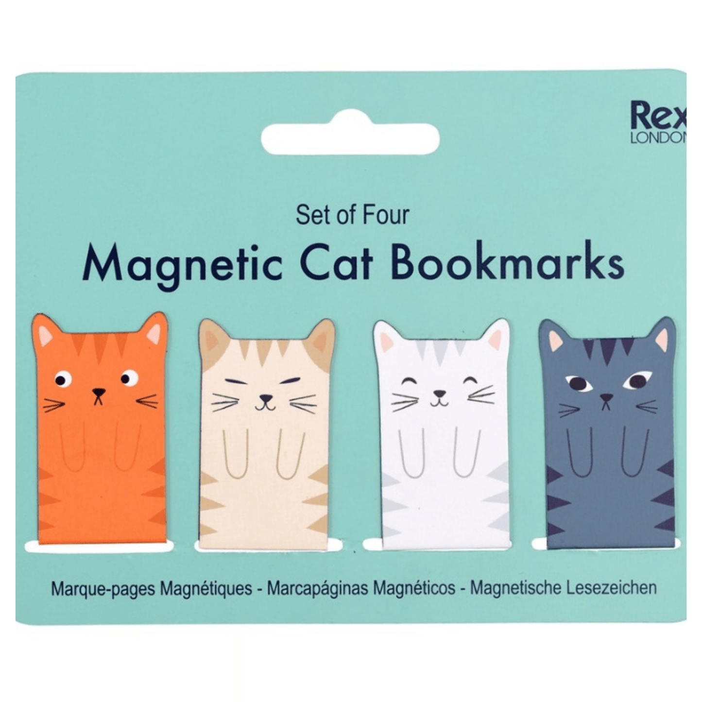 Magnetic Cat Bookmarks - Peppy & Sage