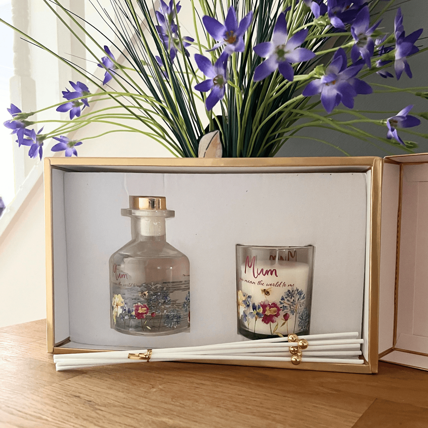 Mum Diffuser and Candle Set - Peppy & Sage