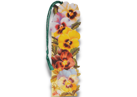 Pansies Bookmark / Card - Peppy & Sage