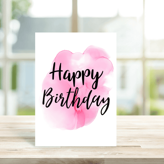 Pink Cloud Birthday Card - Peppy & Sage