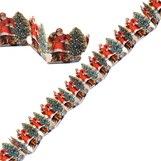 Santa & Christmas Tree Frieze - Peppy & Sage