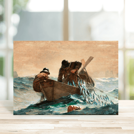 Sea Fishing Greetings Card - Peppy & Sage