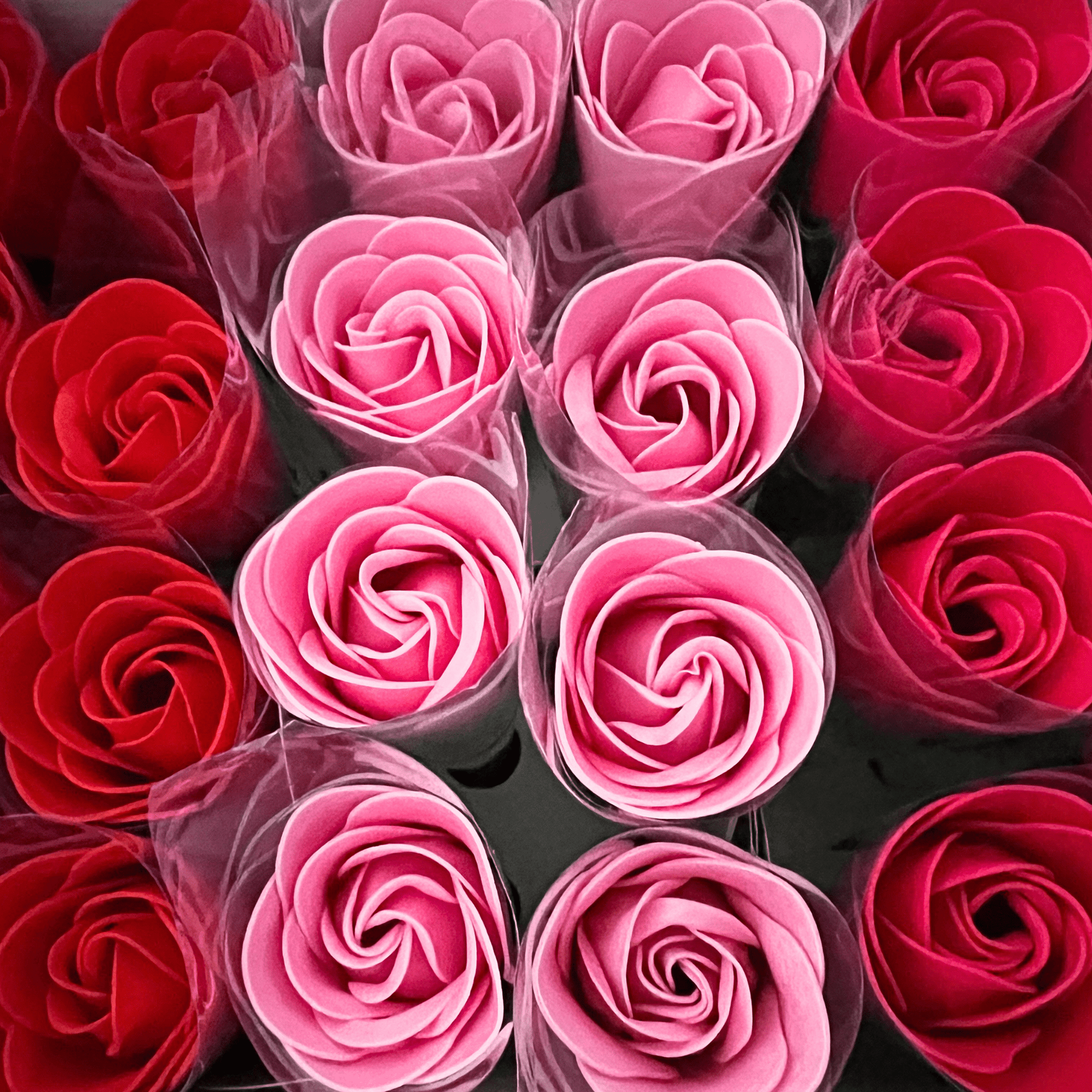 Single Rose Soap Flower ~ Choose Colour ~ Pink, Red or Cerise - Peppy & Sage